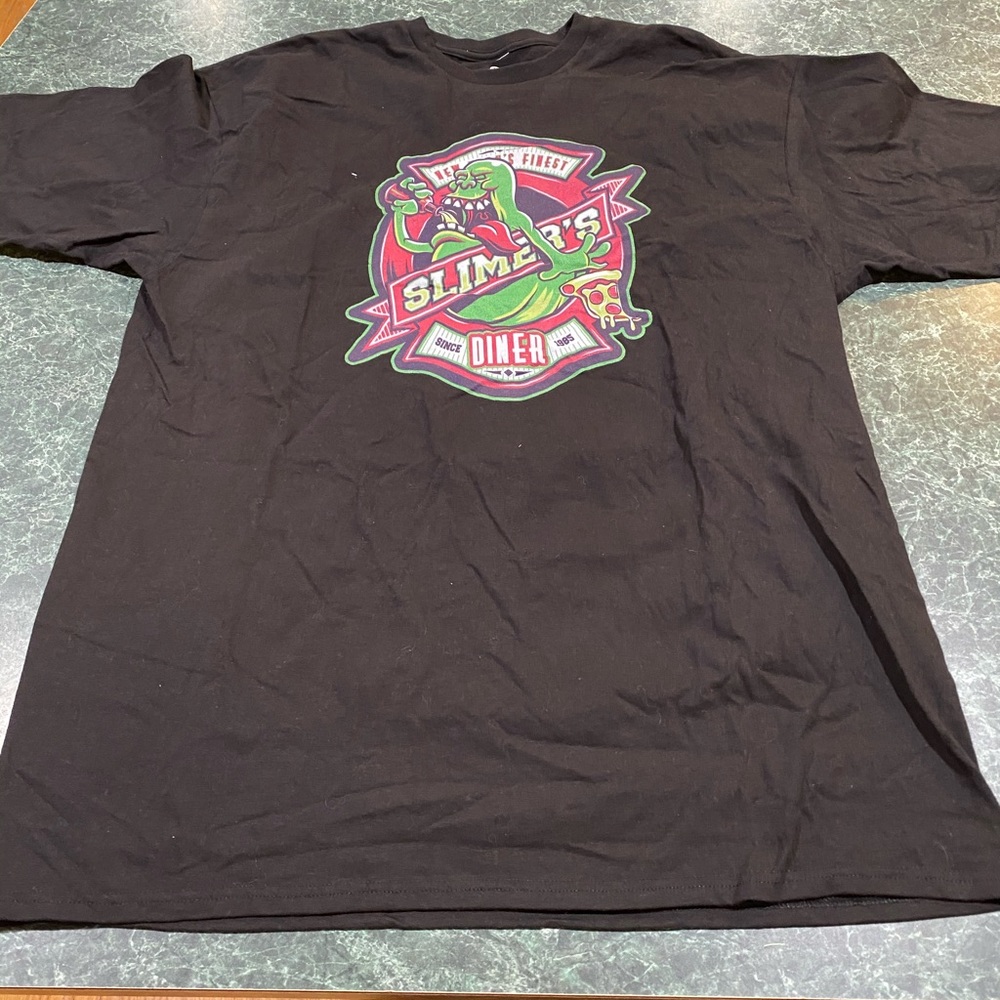 TeeFury Ghostbusters Slimers Diner Tee Size XL